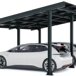 PV-Carport 05 – Komplettset (2 Stellplätze) mit Photovoltaik – Bild 2