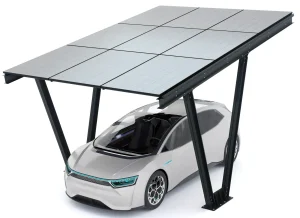 PV-Carport 06 – Komplettset (1 Stellplatz) mit Photovoltaik