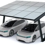PV-Carport 06 – Komplettset (2 Stellplätze) mit Photovoltaik – Bild 1