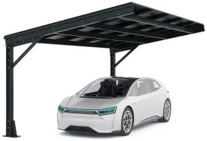 PV-Carport 07 – Komplettset (1 Stellplatz) mit Photovoltaik